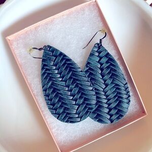 Braided Teardrop Earrings